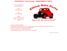 Tablet Screenshot of albionautoparts.org